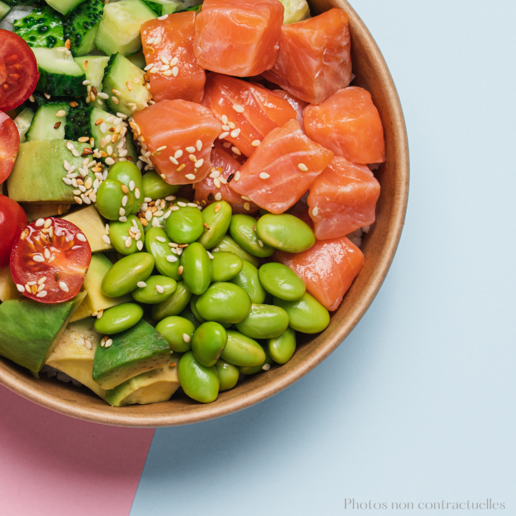 Poke saumon